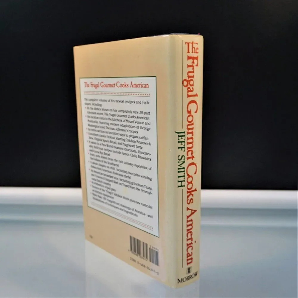 The Frugal Gourmet Cooks American By Jeff Smith Hardcover 1987